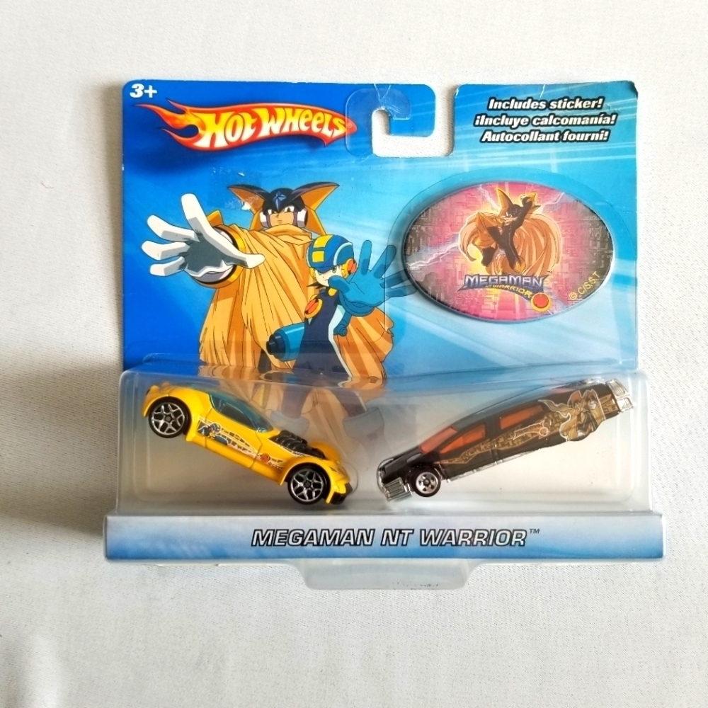 Hot Wheel Megaman NT Warrior 2 Car Set New In Package